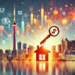 the-Bank-of-Canada-interest-rate-cut-featuring-a-vibrant-Toronto-skyline